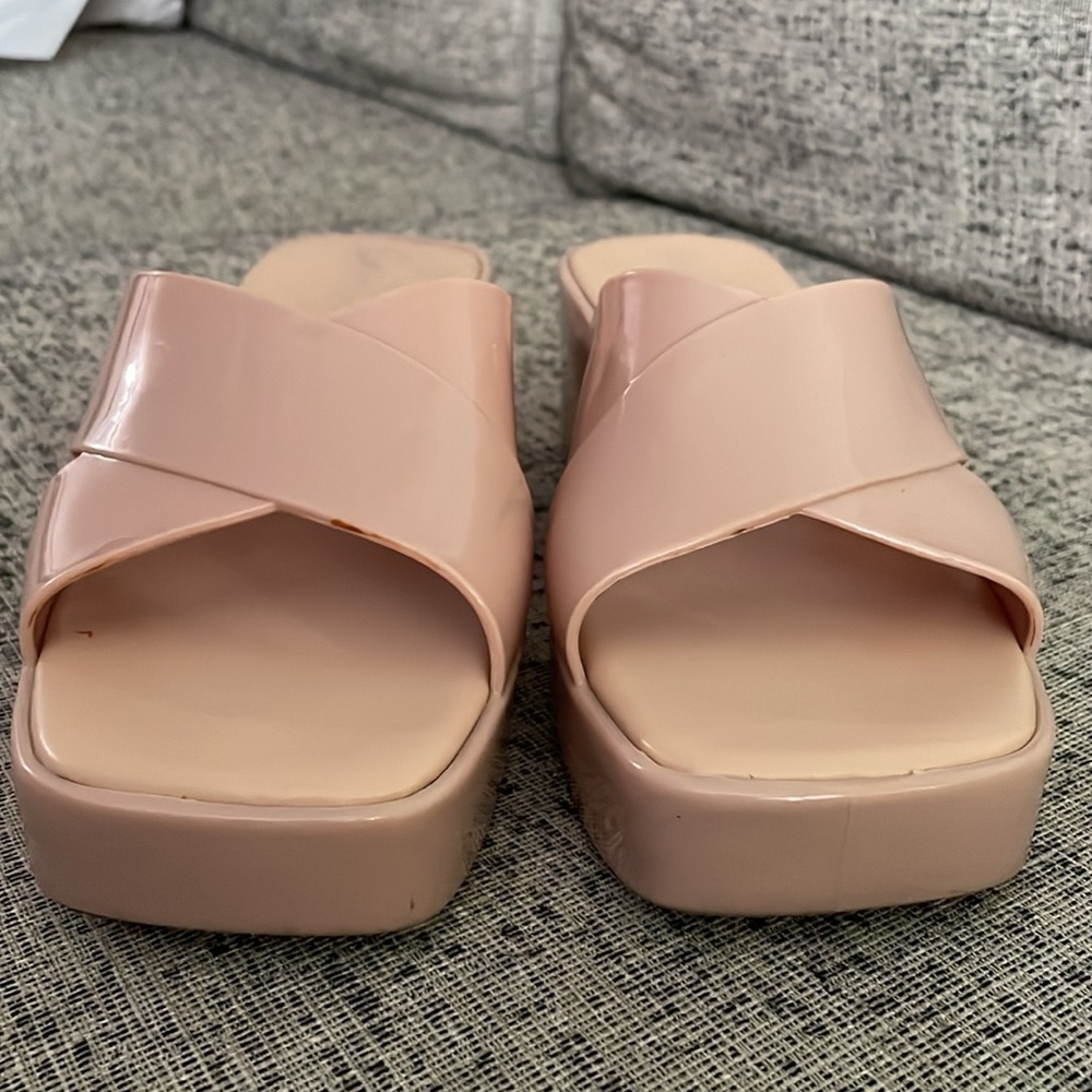 Jeffrey Campbell Nude Slides Size 10 - Picture 4 of 11